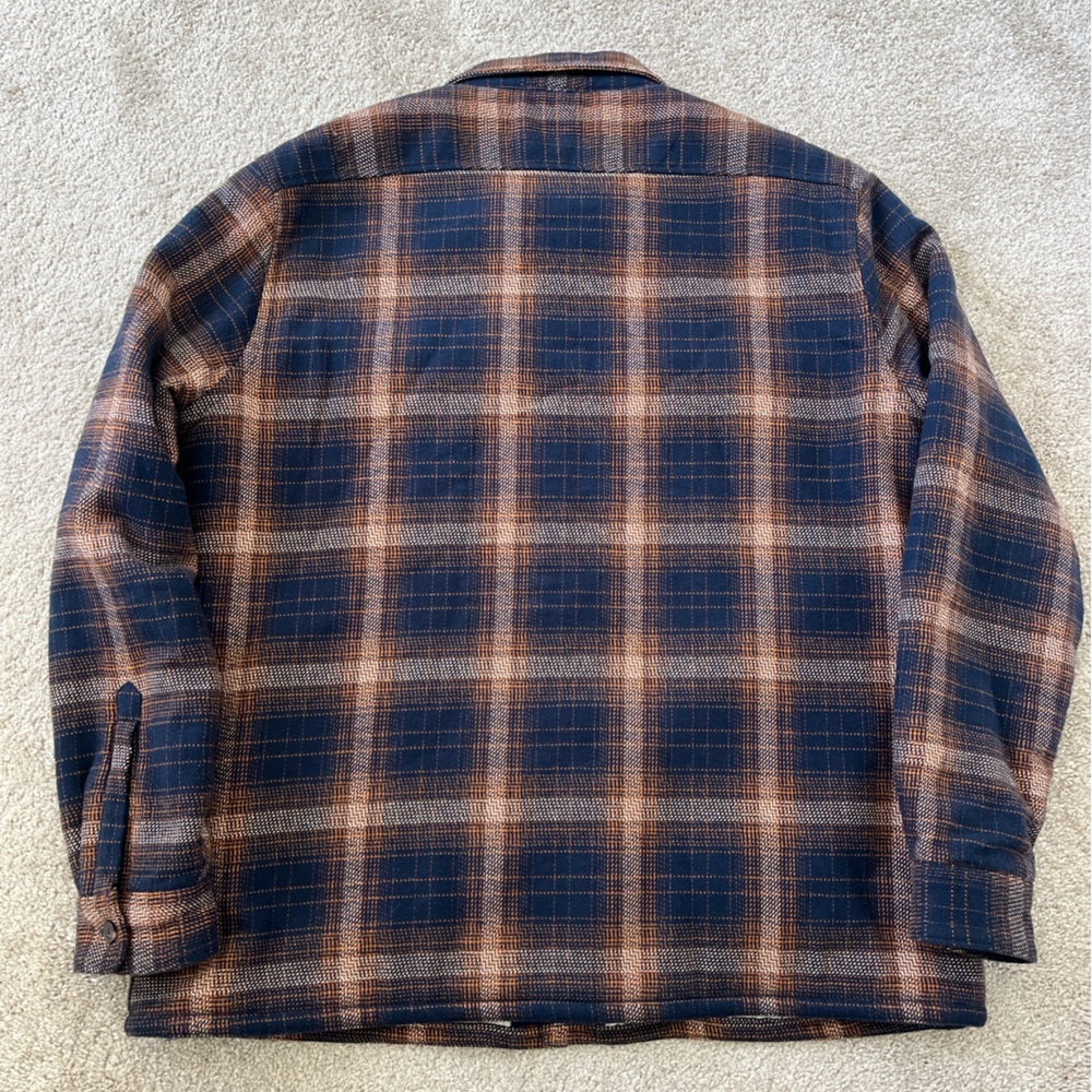 Men's Large Express Plaid Jacket with Sherpa lining - Picture 7 of 7